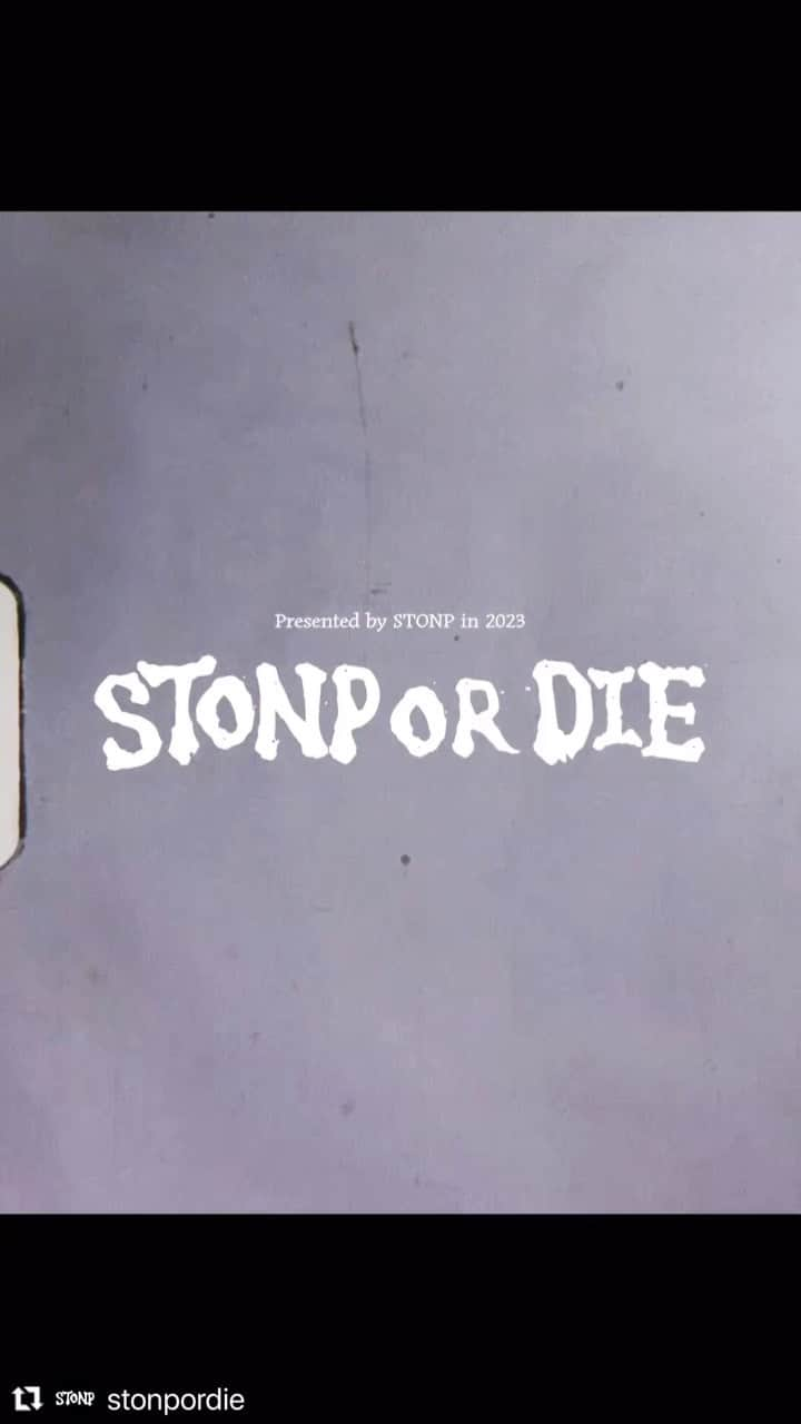 國母和宏のインスタグラム：「久々STONPお楽しみに。 STONP OR DIE 2023 Director @k4mara2000   試写会情報は @stonpordie のプロフィールから。」