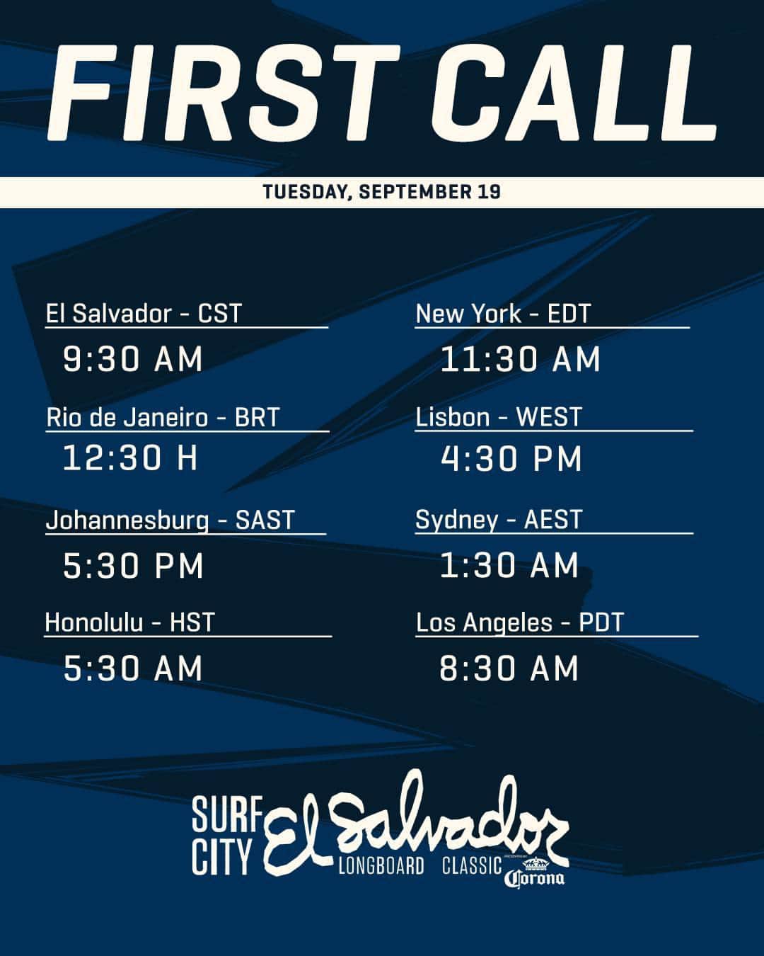 世界プロサーフィン連盟（WSL）のインスタグラム：「The third stop on the 2023 Longboard Tour is here! Tune in for the first call of the @surfcity #ElSalvadorLongboardClassic tomorrow, Sep 19, at 9:30 am CST!⁣ @corona」