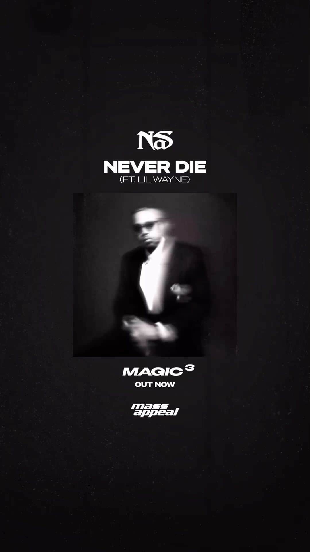 ナズのインスタグラム：「Never Die - Tunechi x Nas #magic3」