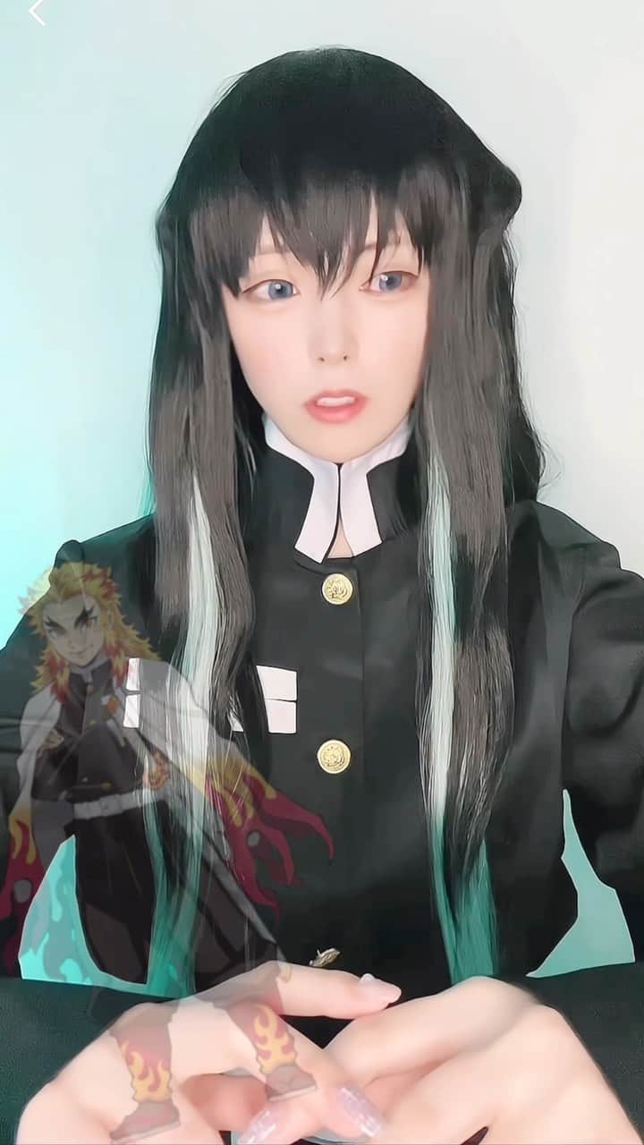 雪森れいらのインスタグラム：「【鬼滅の刃⚔無一郎cosplay】」