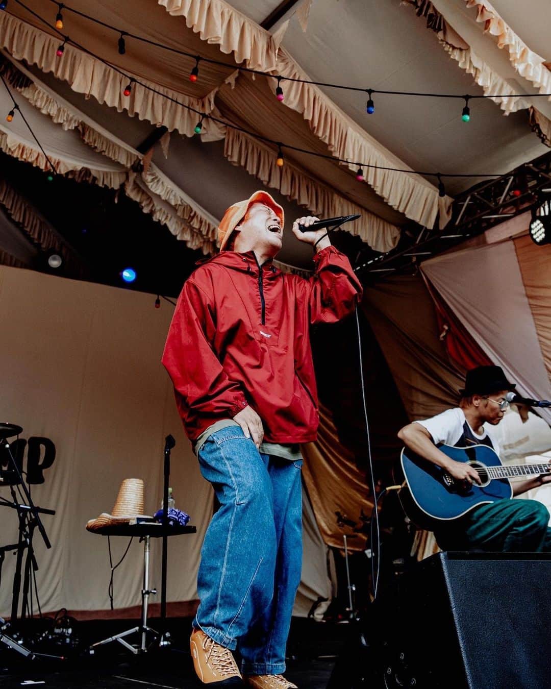 のインスタグラム：「群馬県水上高原リゾート200  New Acoustic Camp 2023  レアなワテらの アコースティック 南口はマニアックやん  とてもとてもとてつもないとんでもないフレッシュな良き経験ありがとうございました  #ニューアコ   写真 夜な夜な呼吸困難直前まで甘美な声と片足で回転しまくり地位を確立したいと舞い祈る 1〜8.10 @kawado_photo  9 @ishii_maki」