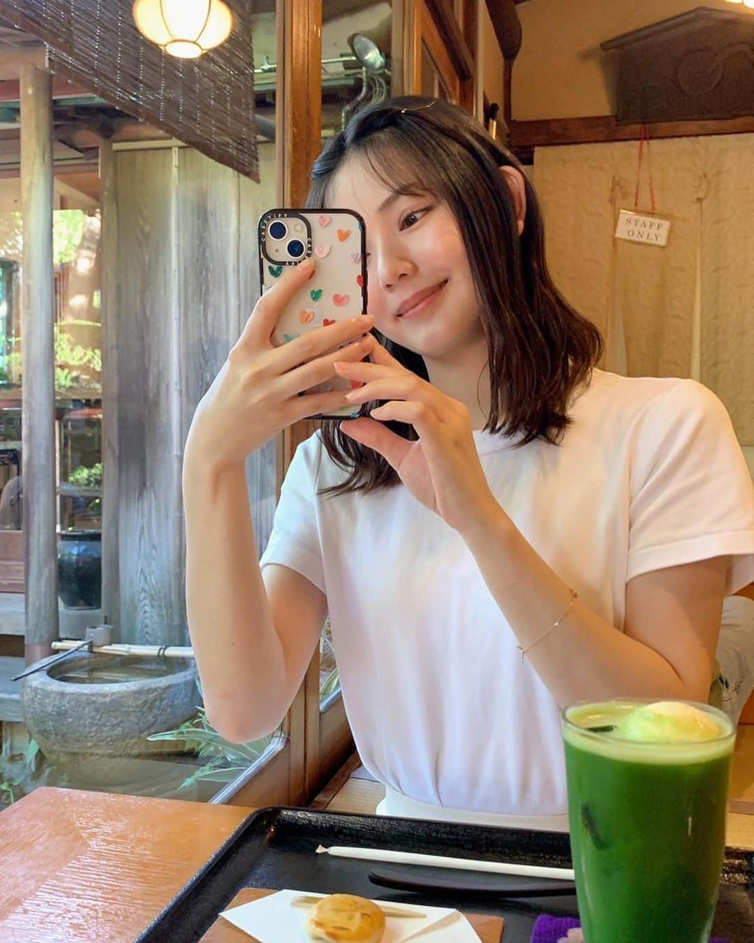 平塚日菜さんのインスタグラム写真 - (平塚日菜Instagram)「.  .  .  まだまだ暑い🌞  ずっと行ってみたかった、古民家カフェ🍵♡  #古民家カフェ  #古桑庵  #自由が丘 #自由が丘カフェ」9月19日 21時18分 - hiratsukahina