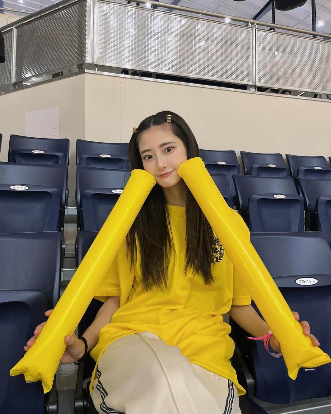 大西陽羽のインスタグラム：「💛💛💛」