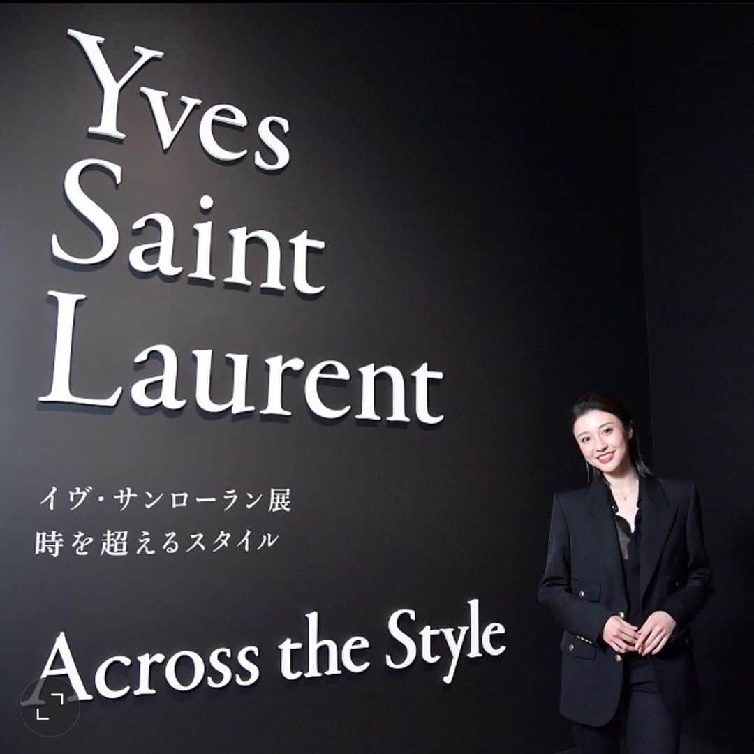 潤花さんのインスタグラム写真 - (潤花Instagram)「実は本日イヴ・サンローラン展の内覧会の取材に行ってまいりました！！！ 今回このお ...