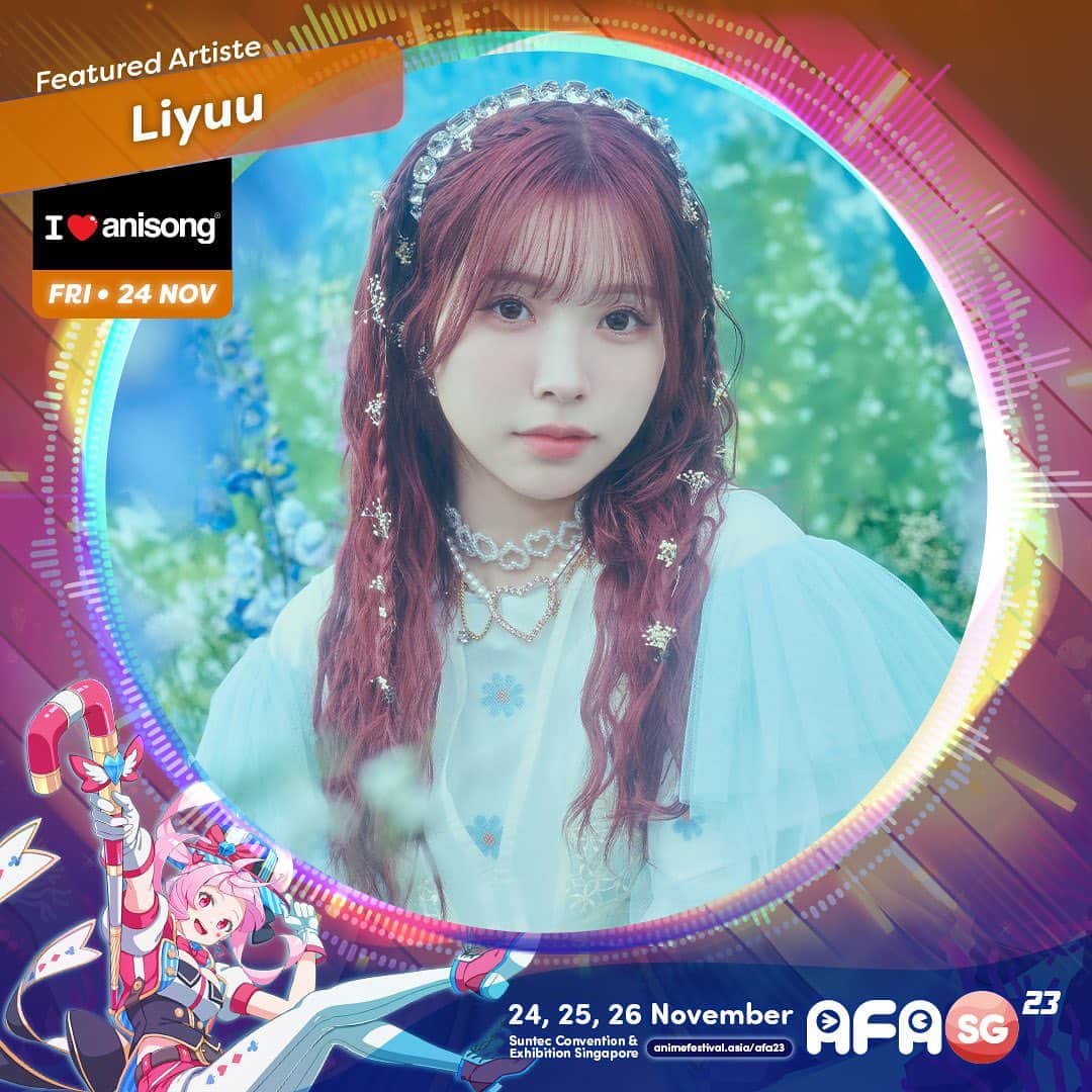 Liyuu（リーユウ）さんのインスタグラム写真 - (Liyuu（リーユウ）Instagram)「Looking forward to see you in #AFASG23 ✨  I used to take part in AFA as a cosplayer,after 6 years to come back to the stage, I hope everyone in Singapore cheer for my music! !  期待见到新加坡的大家！！ Love U guys🤍」9月19日 13時26分 - koi_liyuu