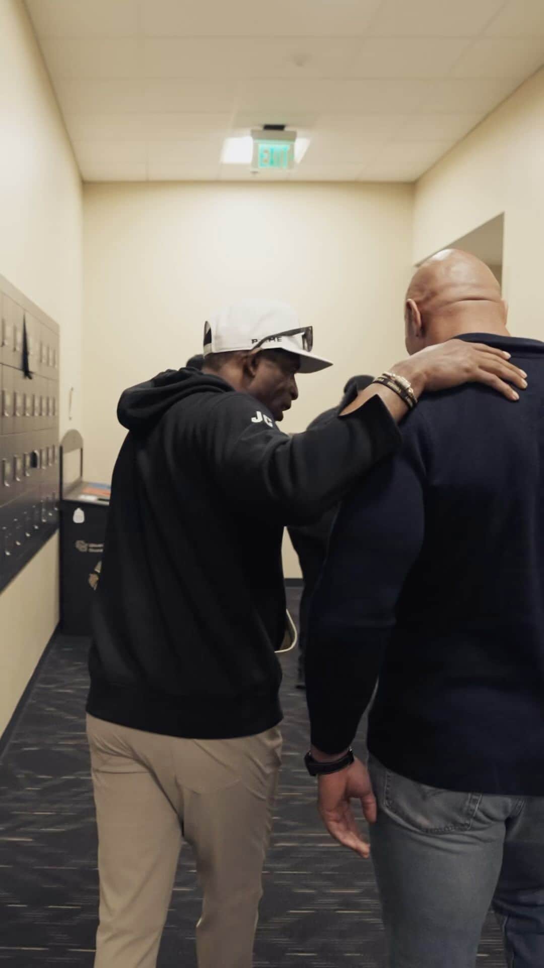 ドウェイン・ジョンソンのインスタグラム：「* note that Tupac track “All Eyes On Me”  You could FEEL the MANA was in the air as I walked with Coach Prime @deionsanders minutes before his @cubuffsfootball team takes the field against Colorado State.   Got to spend a little “quiet before the storm” time with Deion before we walked in to the team. We talked about our hard work philosophies, how we deal with “the noise” that comes with our jobs and most importantly - we talked about our love for fishing  😂☝🏾🎣   Even with all the amazing hype and legit “Coach Prime EFFECT”, there’s a real authentic dude there.  Straight up, kind and loving. The stuff that a lot of people don’t get to see. That’s the thing I admire and respect the most about my guy.   * note that Tupac track “All Eyes On Me” was my walkout ring music when I first started wrestling in Memphis (pre WWE).  I may have been broke as hell, only been making $40 bucks per match, but I was a bad MF walking to the ring 🤣💪🏾   #CoachPrime  #AllEyes  #RealDeal  #CUFootball」