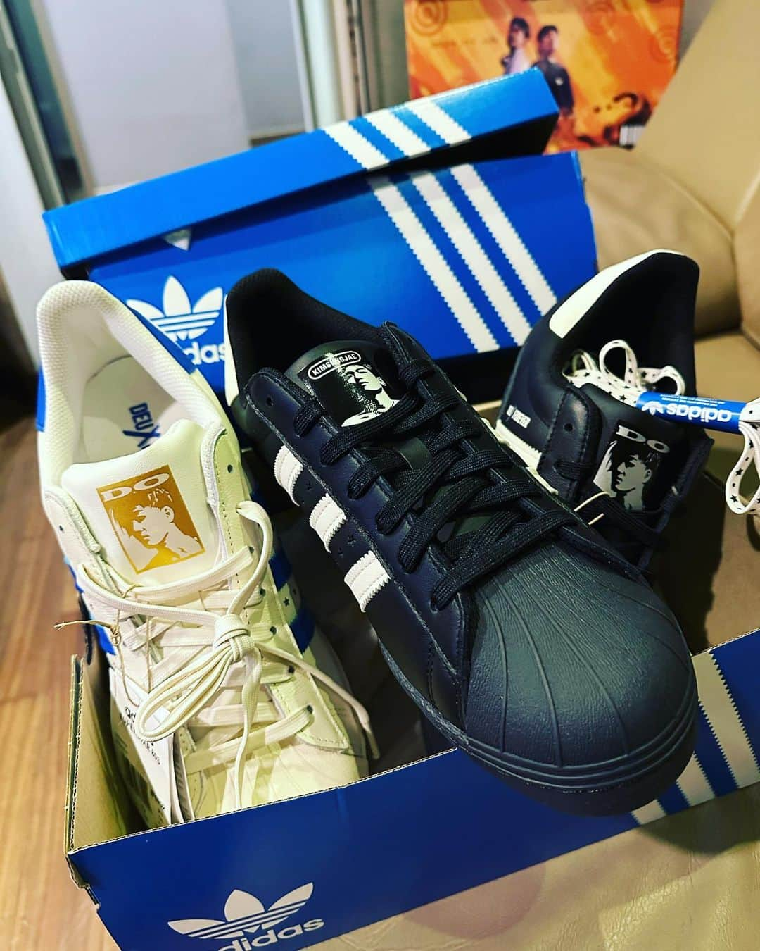 イ・ヒョンドさんのインスタグラム写真 - (イ・ヒョンドInstagram)「#듀스 #아디다스 #슈퍼스타 #DEUX #adidas #superstar  Soon」9月19日 15時11分 - hyundolee_