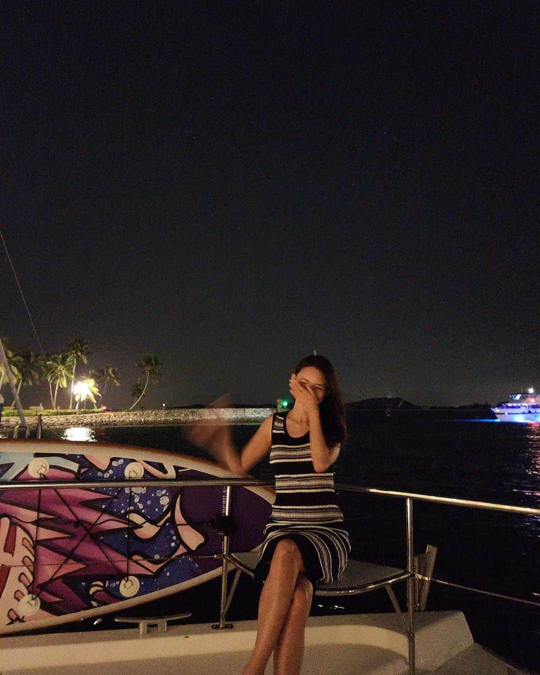 ホ・ヨンジュ のインスタグラム：「#singapore 🛥️」