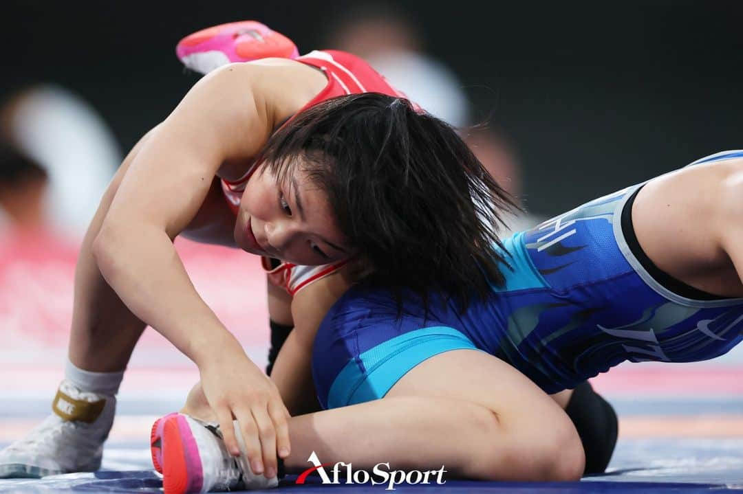 アフロスポーツのインスタグラム：「藤波朱理/Akari Fujinami,  JUNE 16, 2023 - Wrestling :  Meiji Cup All Japan Selection Championship  Woｍen's Free style -53kg  at Tokyo Gymnasium in Tokyo, Japan.   Photo: @naoki_photography.aflosport  #sportphoto #sportphotography #スポーツ写真」