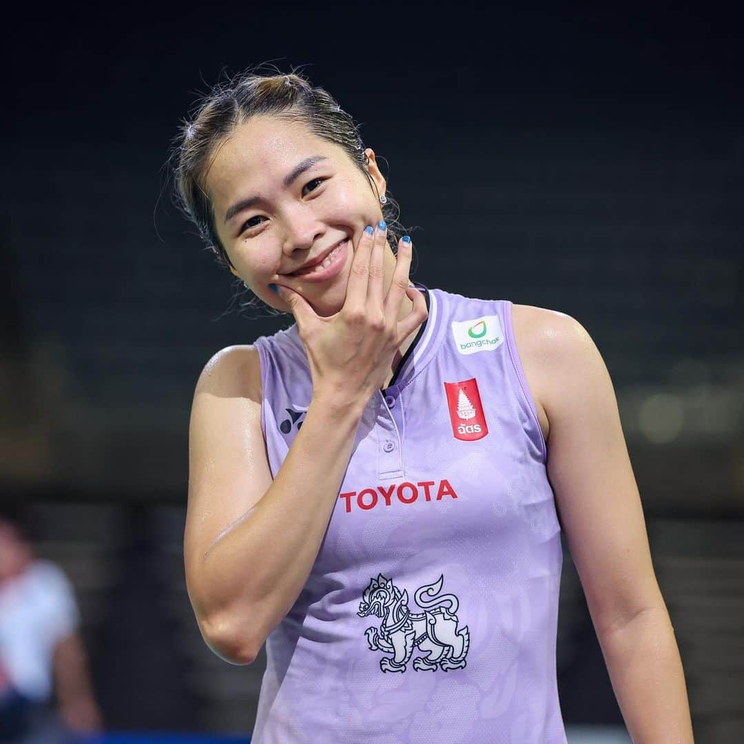 ラチャノック・インタノンのインスタグラム：「It’s really really hurt for all decision Let it be and fight again next year. 🙂✌🏻😢 . . . Time to refresh and recovery..see you on court 2024 😇」