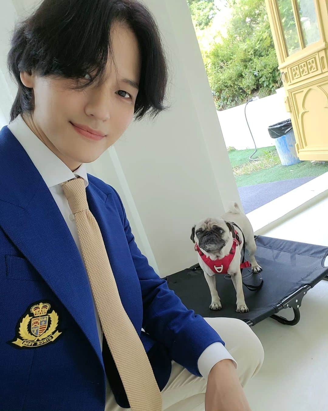 チ・イルジュのインスタグラム：「코코야~ 나오니까 좋아?ㅎ」