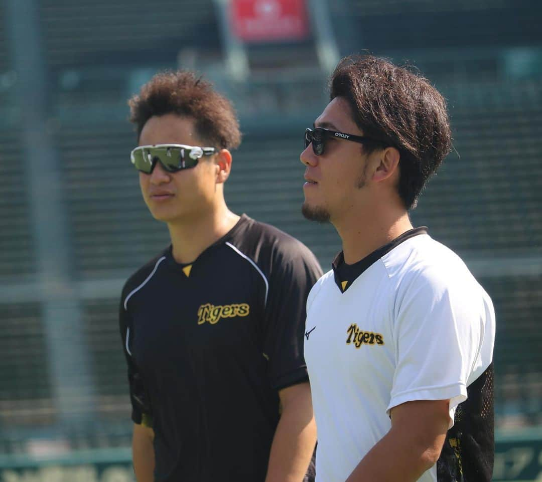 阪神タイガースさんのインスタグラム写真 - (阪神タイガースInstagram)「9月19日、甲子園球場での先発投手練習の様子です！ #青柳晃洋 選手 #才木浩人 選手 #伊藤将司 選手 #大竹耕太郎 選手 #西勇輝 選手 #ジェレミービーズリー 選手 #阪神タイガース #ARE」9月19日 17時30分 - hanshintigers_official