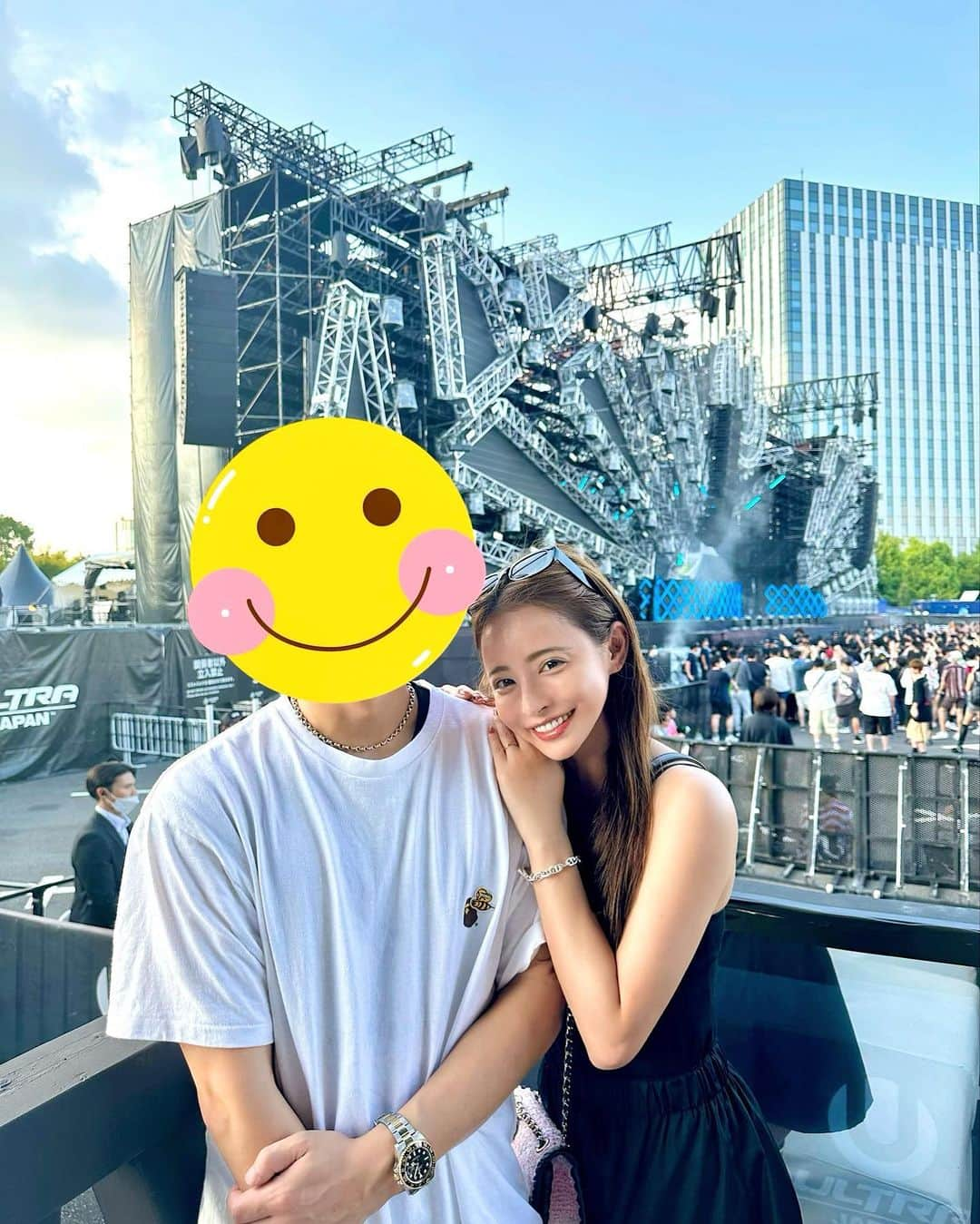 ririのインスタグラム：「#ultra2023 💥 @ultrajapan 🍾🍾🍾✨ 今年も大好きなメンバーで2日間 参戦してきました💃💫😃🌈 アタシも旦那さんと✌️今年も！ 丸々二日間朝から晩まで 遊んで月曜日は胃が痛くて 死んでました🤣🤣😂‼️  でも楽しかった💓🌻  素晴らしい先輩達ありがとうございました😊😊✨🐈 色々凄すぎて🤣💓 さすがでした🙌😃⌚️🏎💫  夏❓ラスト思い出かな💋💋  #love #happy #ウルトラジャパン  #ウルトラ」