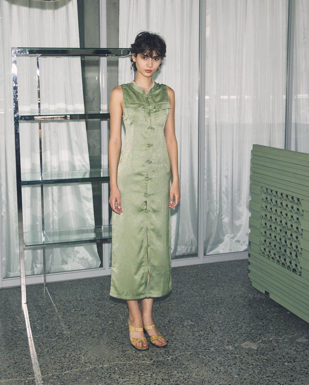 Juemiさんのインスタグラム写真 - (JuemiInstagram)「CN Marble Dress black/green/beige/gray ㅤㅤㅤㅤㅤㅤㅤㅤㅤㅤㅤㅤㅤ #JUEMI」9月19日 18時39分 - _juemi_