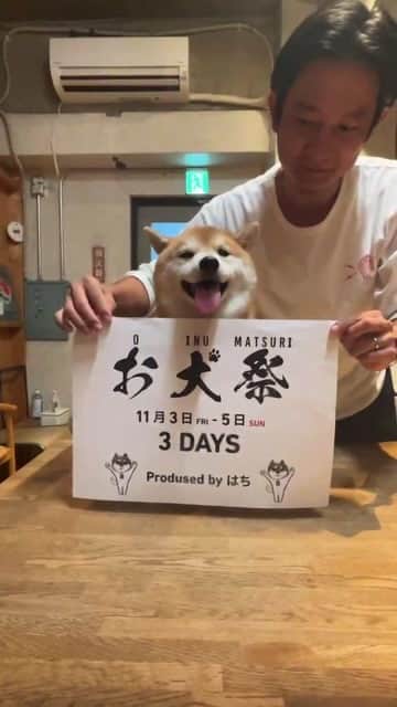 EIGHT DESIGNのインスタグラム：「はち会長からの重大告知  オリジナルラグ製作決定🎉 「お犬祭produce byはち」開催決定🎉  詳細は追ってご案内致します！ 続報をお待ちください🙇🏻‍♂️」