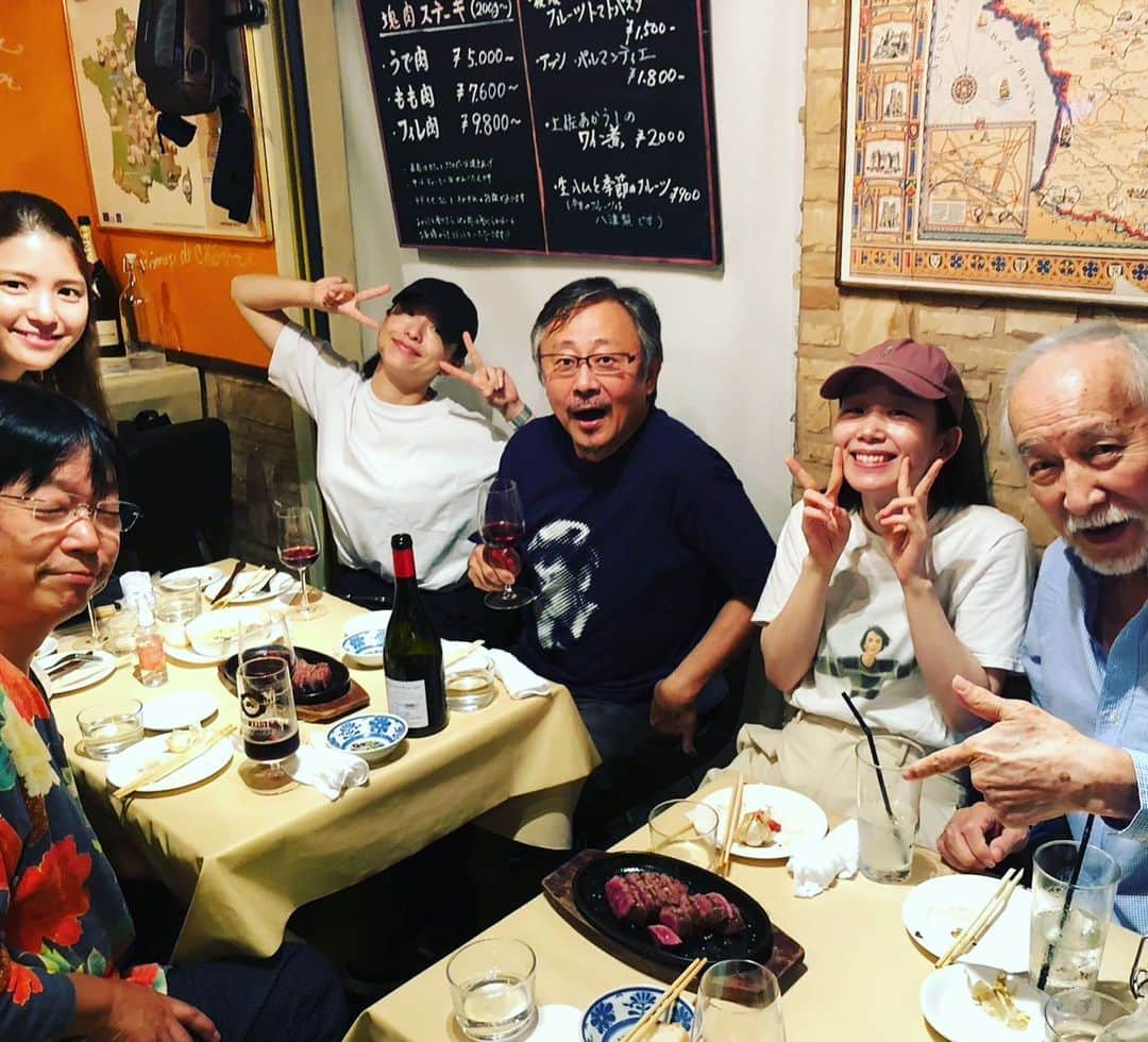 松尾貴史さんのインスタグラム写真 - (松尾貴史Instagram)「昨日はコピーライターの西林初秋さんに紹介していただいた、ひろめ市場内の「プティ・ヴェール」で、土佐の赤牛ウデとモモをいただきました。  少々浮かれております。  #桜の園 #高知 #オレンジホール #明日当日券あります #村井國夫 #市川しんぺー #中上サツキ #川島海荷 #天野はな #松尾貴史 #土佐赤牛 #プティヴェール #ひろめ市場」9月19日 18時44分 - kitsch.matsuo