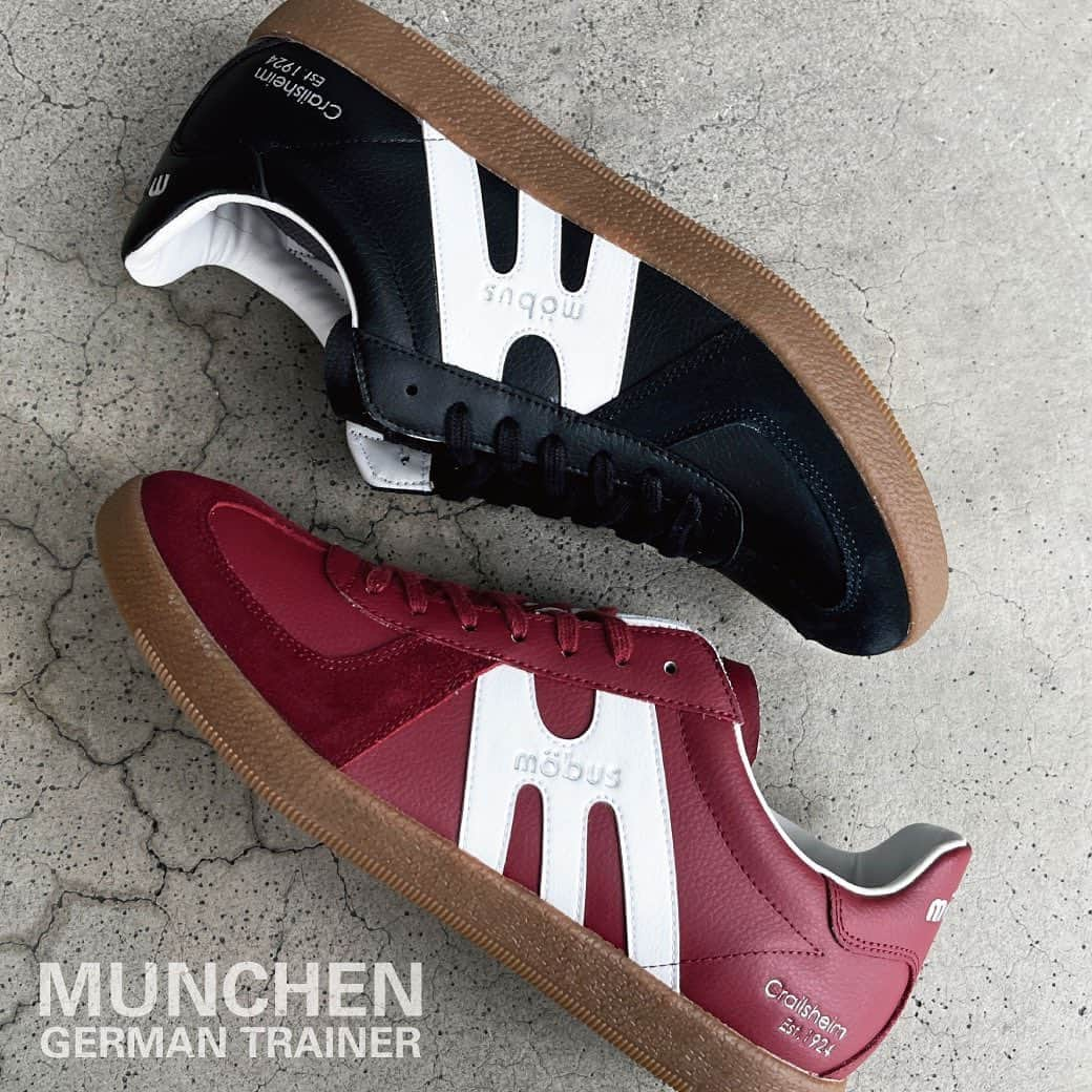 Mobus Footwearのインスタグラム：「MUNCHEN ドイツブランドらしいジャーマントレーナーデザインの新デザイン。機能性インソールが追加され履き心地もアップ。 👟 ▶️Price:9,900 ▶️Size:40-44 ▶️Material：レザー  ーーーーーーーーーーー 🔍 MUNCHENの購入はアカウントトップの（@mobusofficial）から！   @mobusshop  @mobuskyoto  @mobusnagoya  @mobusshimokitazawa #mobus #モーブス #mobussneaker #モーブススニーカー #ドイツ #mobusofficial #mobusoriginal #MUNCHEN #おしゃれさんと繋がりたい #シンプルコーデ #タウン #デートコーデ #ビジカジ #Traditional #トラディショナル #walk #kickstagram #春コーデ #コーディネート #カジュアルコーデ #スニーカーコーデ  #足元コーデ #カジュアルファッション #キックス #スニーカー大好き #シューズ #ドイツ #ブンデスリーガ」