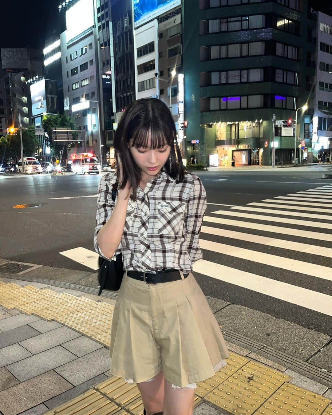 中村里帆のインスタグラム：「珍しめ私服🍂」