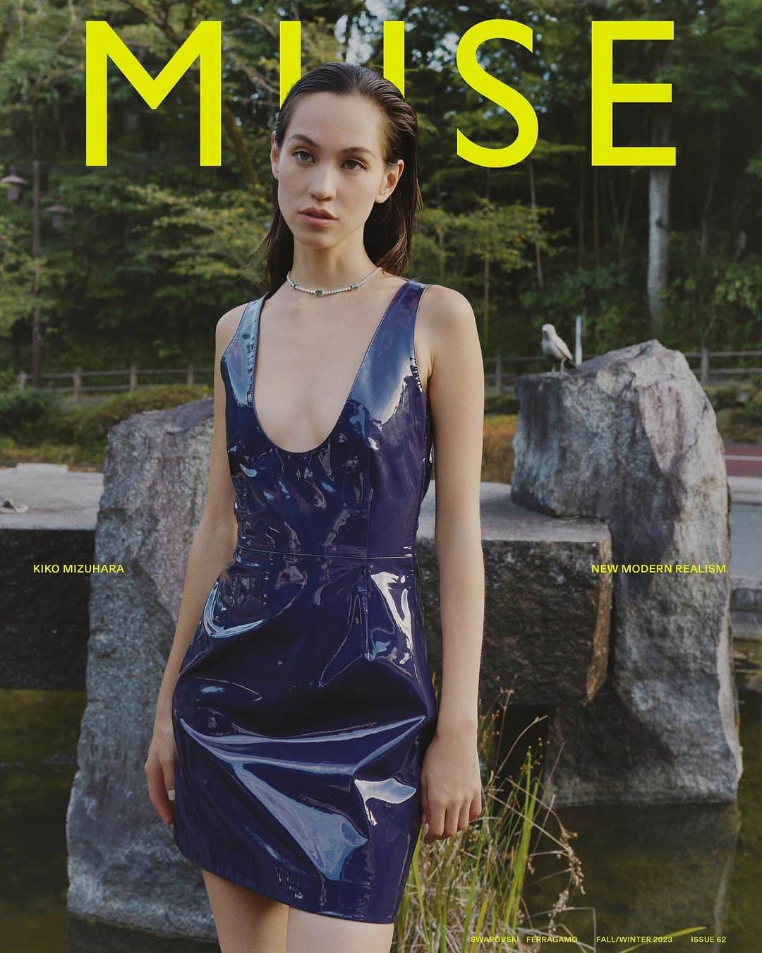 Shun Watanabeのインスタグラム：「Muse @musemagazine issue 62 Kiko Mizuhara @i_am_kiko  Wearing @swarovski @ferragamo  Photography Jun Yasui @junyasui  Fashion Shun Watanabe @shun_watanabe  Make Up and Hair Rie Shiraishi @rieshiraishi1220  Nail Rie Fujii @riefujii  Photo Assistant Fukumoto Fashion Assistant Seina Tanimoto @seina_noom3 Kei Yamada @kee.yamada  Location @suijinenjindaiji」