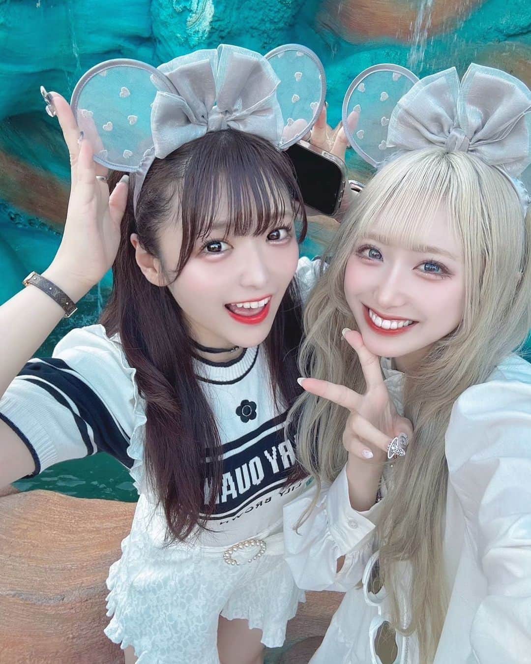 椎名栞のインスタグラム：「めっちゃのんびりぐでぐででぃずに＾＾♡♡ . . . . #disney #disneysea #アイドル」