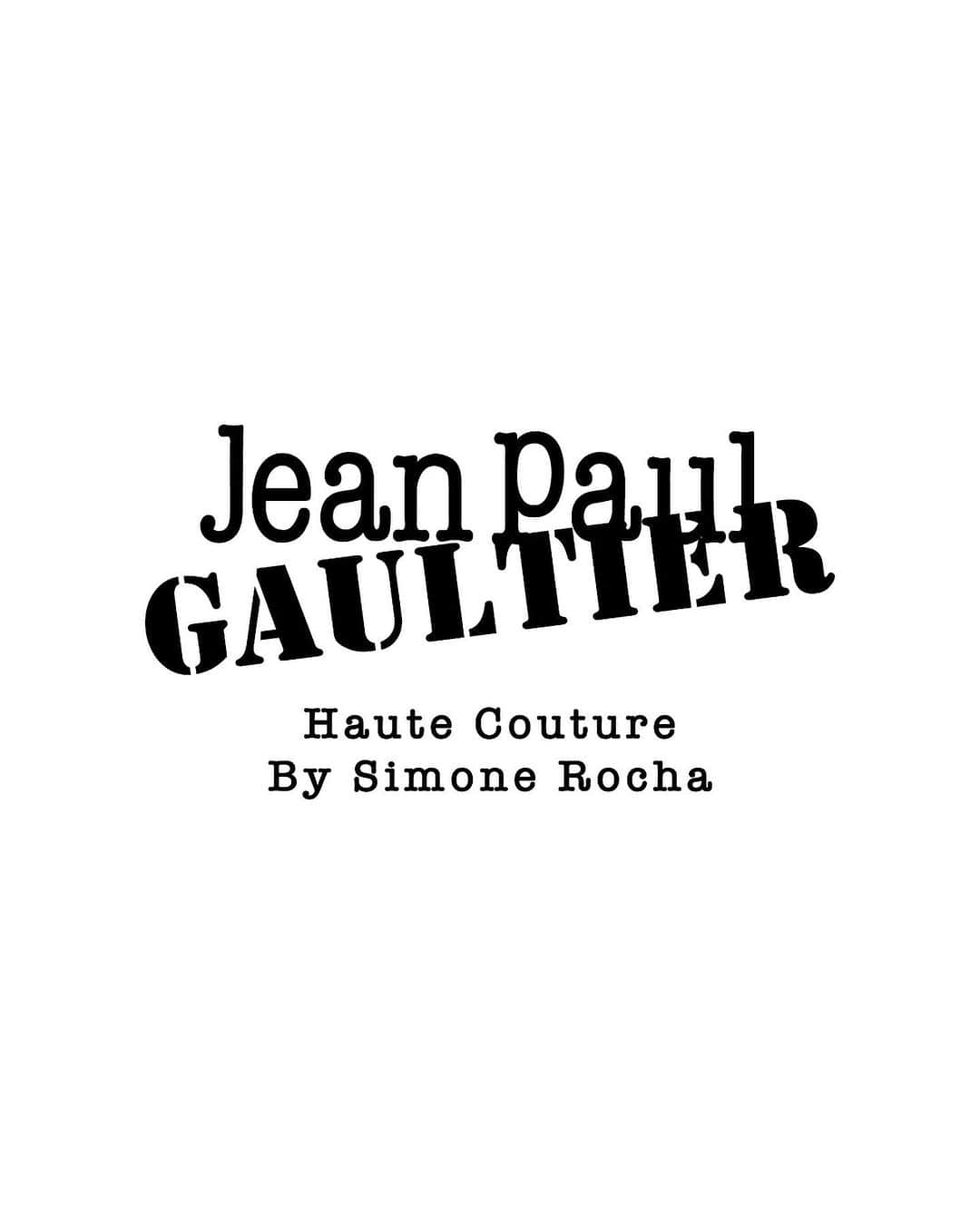 ジャンポール・ゴルチエのインスタグラム：「We are excited to announce that Simone Rocha will be our next guest designer for Jean Paul Gaultier Haute Couture show that will be presented in January 2024.  #jeanpaulgaultier」