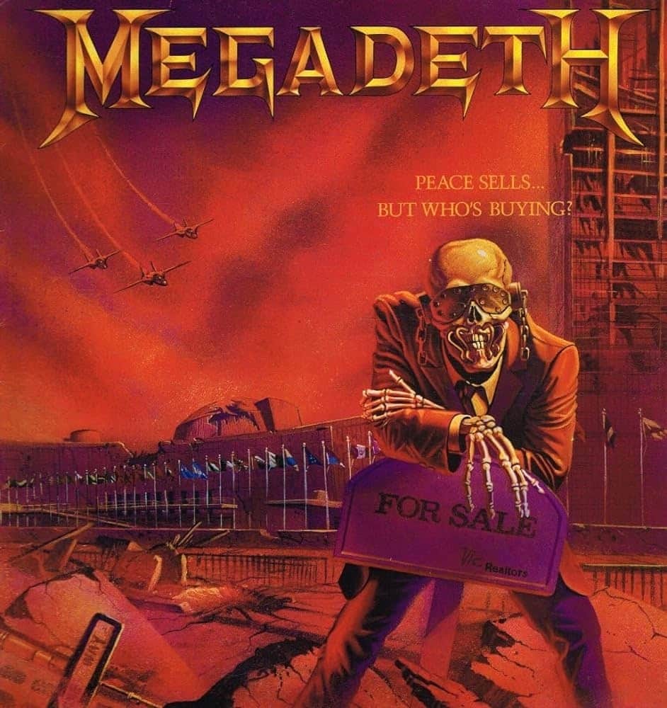 Revolverのインスタグラム：「💀 Megadeth released 'Peace Sells... But Who's Buying?' #onthisday in 1986.⁠ ⁠ What's your favorite song?」