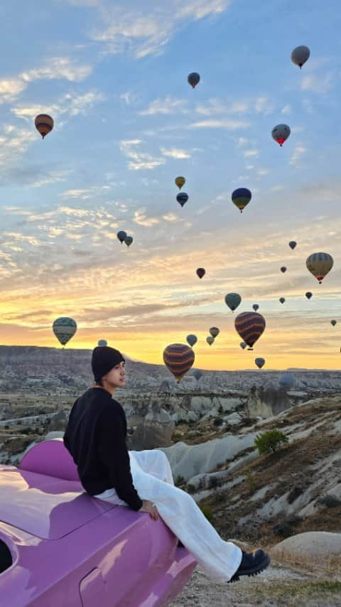 蔡常勇のインスタグラム：「秀出你們的浪漫留言吧🤤  #土耳其 #turkey」