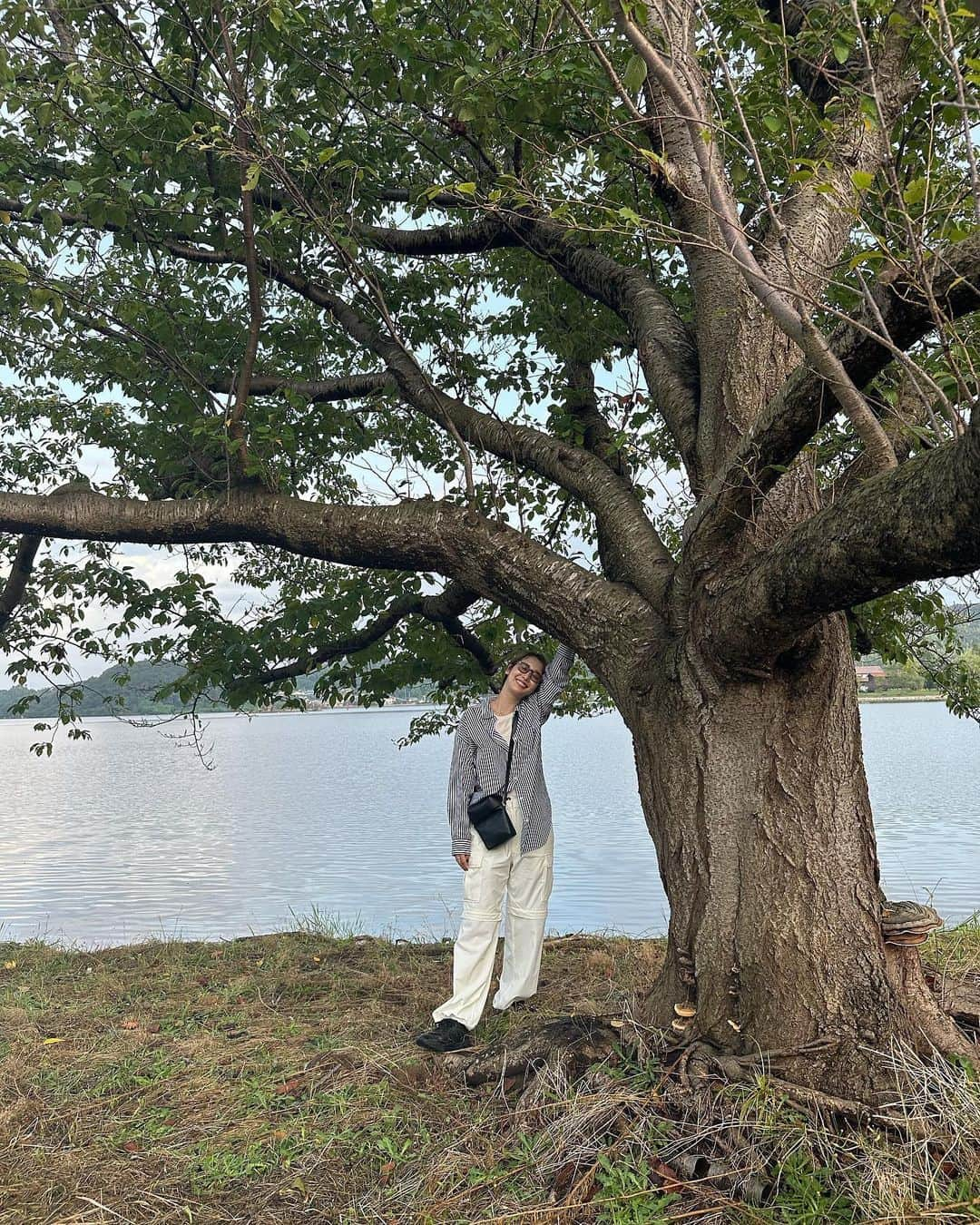 石田一帆のインスタグラム：「. 鳥取〜〜！！！🌳  撮影で約1年ぶりにお邪魔しています！ 楽しくてあっという間&写真がたくさん😂 鬼ストーリーしますがお付き合いお願いします🤍  #ik_travel#ik_tottori#tottoritrip#tottoritravel#trip#鳥取旅行#鳥取#旅行#一泊二日旅#女子旅」