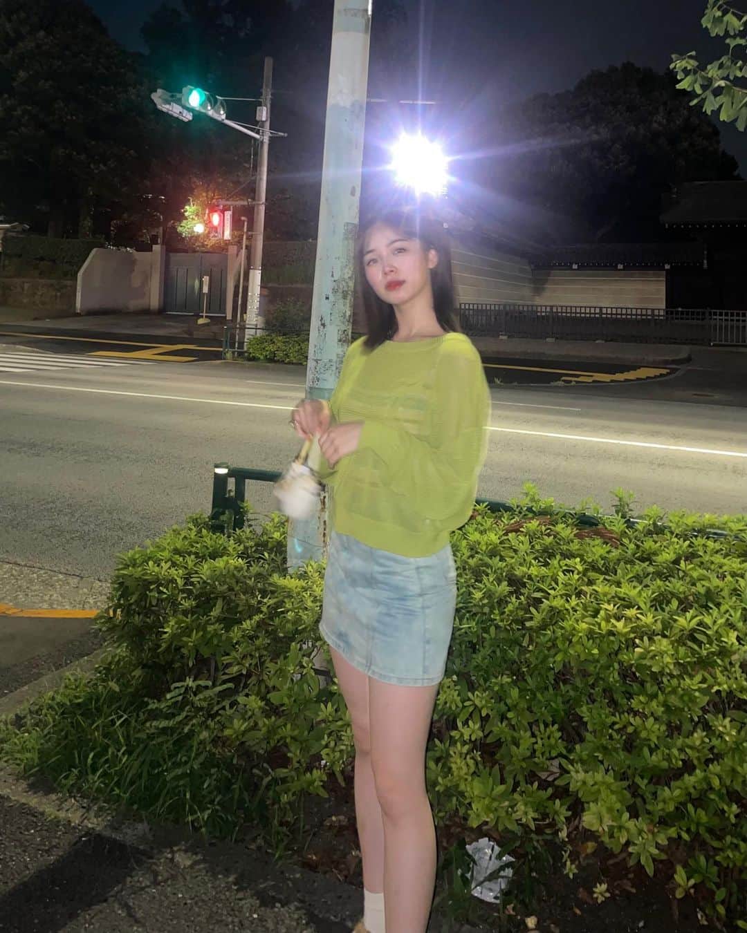 大友樹乃のインスタグラム：「もうすぐ秋かな🍂🌼  #ootd #오오티디 #맛집」