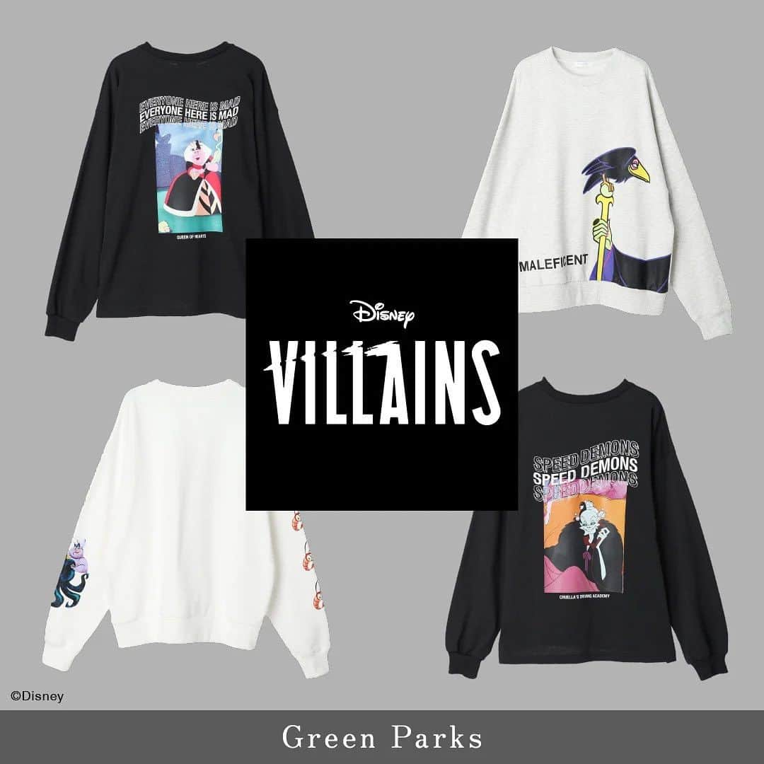 Green Parks(グリーンパークス) さんのインスタグラム写真 - (Green Parks(グリーンパークス) Instagram)「【Disney VILLAINS】店舗とWEBで好評販売中 「ハートの女王」「スカー」「アースラ」「女王」 「ハデス」 「マレフィセント」などのディズニーヴィランズを モチーフにした、特別なアイテムをCHECK☑  #GreenParks #グリーンパークス #ディズニー #disney #ディズニーヴィランズ #ふしぎの国のアリス #クイーンオブハート #ハートの女王  #ライオンキング #スカー  #リトルマーメイド #アースラ #白雪姫 #エヴィルクイーン #ヘラクレス #ハデス #眠りの森の美女 #マレフィセント」9月19日 20時35分 - green_parks