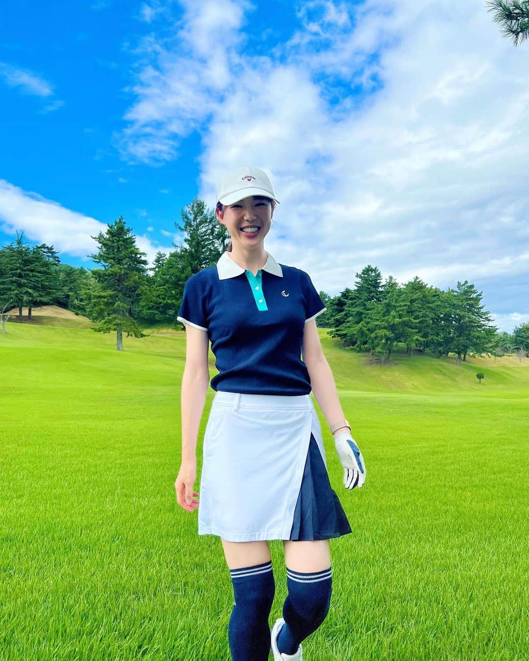 桜奈あいのインスタグラム：「. 久しぶりのラウンド⛳️  ⁡ ⁡ ⁡ ⁡ ⁡ ⁡ ⁡ #ゴルフ」