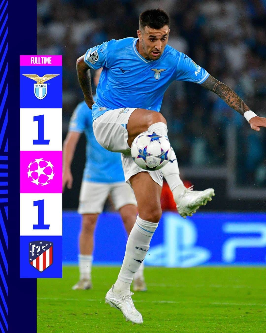 SSラツィオのインスタグラム：「❌ 𝑰𝒗𝒂𝒏 𝒍’𝒊𝒏𝑺𝑼𝑷𝑬𝑹𝒂𝒃𝒊𝒍𝒆  #LazioAtleti1-1 #CMonEagles 🦅」