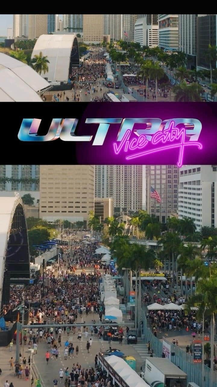 Ultra Music Festivalのインスタグラム：「The wait is over, ULTRA VICE CITY, the Official Ultra Miami 2023 Aftermovie is out now! Fasten your seatbelts, strap in, and experience it in brilliant 4K on the official @umftv YouTube Channel! Link in bio.  Join the waitlist for #ULTRA2024 and secure the lowest available price now at ultra.miami/tickets」