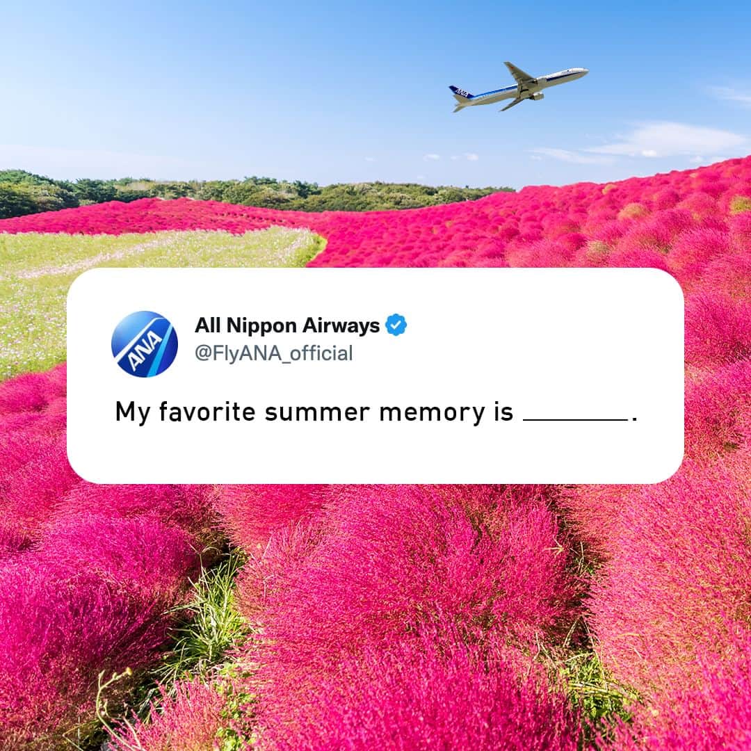 All Nippon Airwaysのインスタグラム：「In honor of Summer ending, tell us about your best Summer #travelmemory. Answer in the comments!」