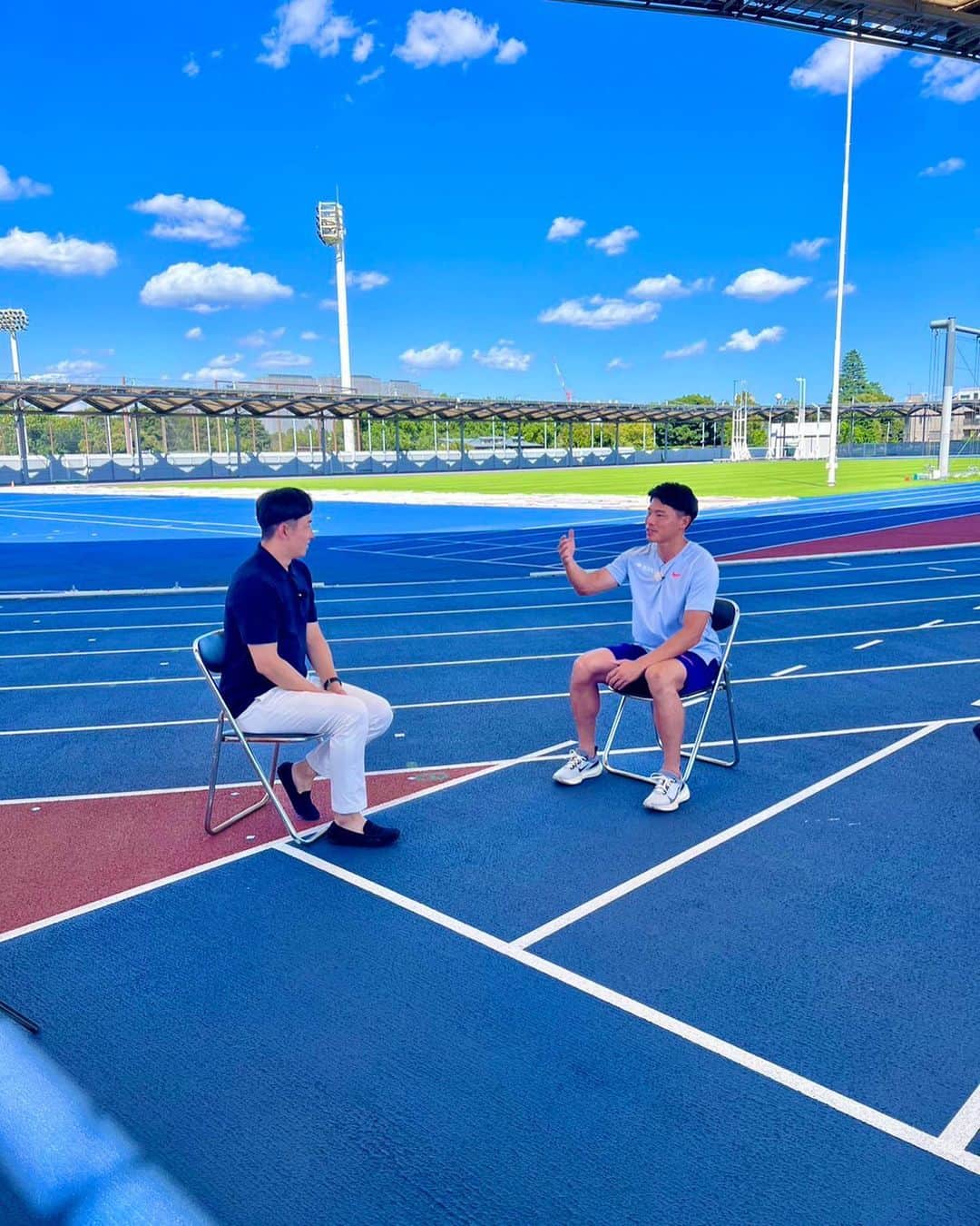 のインスタグラム：「期待のスプリンター小池祐貴選手 大会直前の貴重な時間、取材させていただきました。 ユウキという名前、中学まで野球をやっていたこと 親近感を持ってお話させていただきました。 ⁡ アメリカに拠点を移して自らを追い込む姿は 誰もが勇気づけられます。 ⁡ 彼の駆け抜ける姿にご注目ください！ ⁡ ⁡ ⁡ ⁡ —————————— アジア大会 中国・杭州 9月23日（土）〜10月8日（日） TBS系列で生中継 —————————— ⁡ ⁡ ⁡ #小池祐貴 選手 #陸上 #trackandfield #アジア大会 #tbs #asiangames #2023 ⁡」