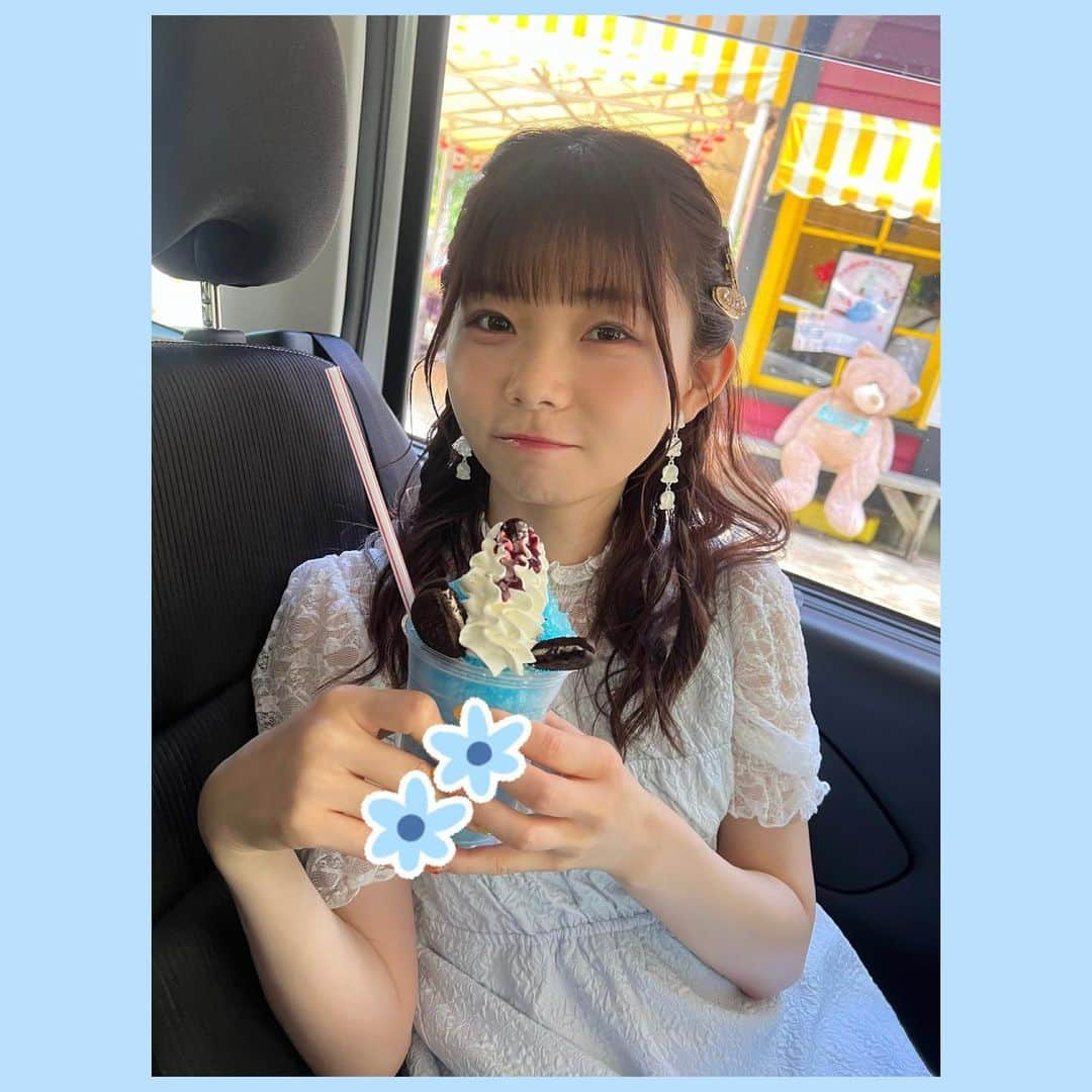 諏訪ななかさんのインスタグラム写真 - (諏訪ななかInstagram)「わんわんかき氷向き逆だった🥺」9月19日 23時31分 - n.suwawagram