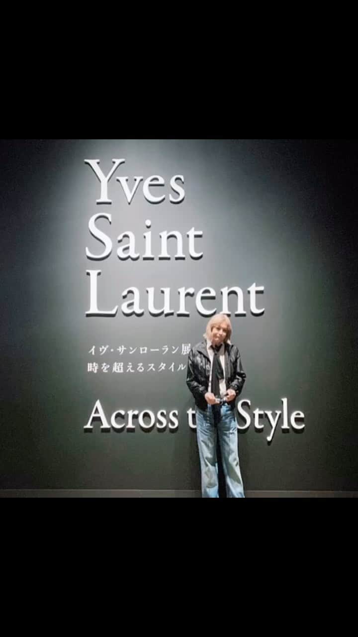 小室哲哉のインスタグラム：「サンローラン展、素晴らしいです。」
