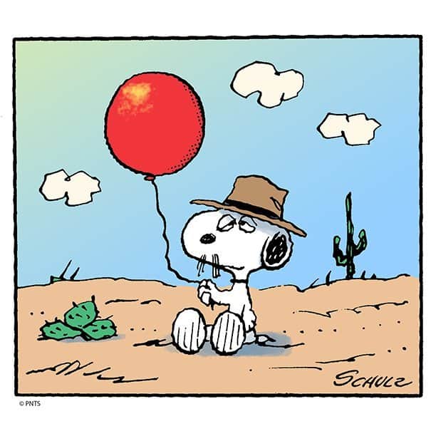 スヌーピーのインスタグラム：「🎈🎈🎈」