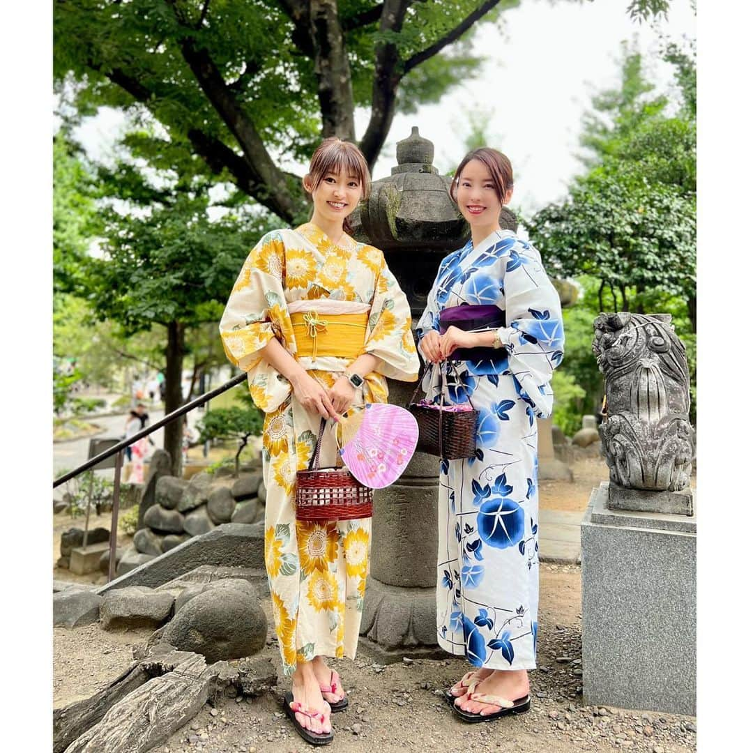 織田千穂さんのインスタグラム写真 - (織田千穂Instagram)「今年の浴衣は これで着納めかなー👘𓈒𓂂 𓈒𓍼 夏って一瞬だー」9月20日 1時13分 - chihoda