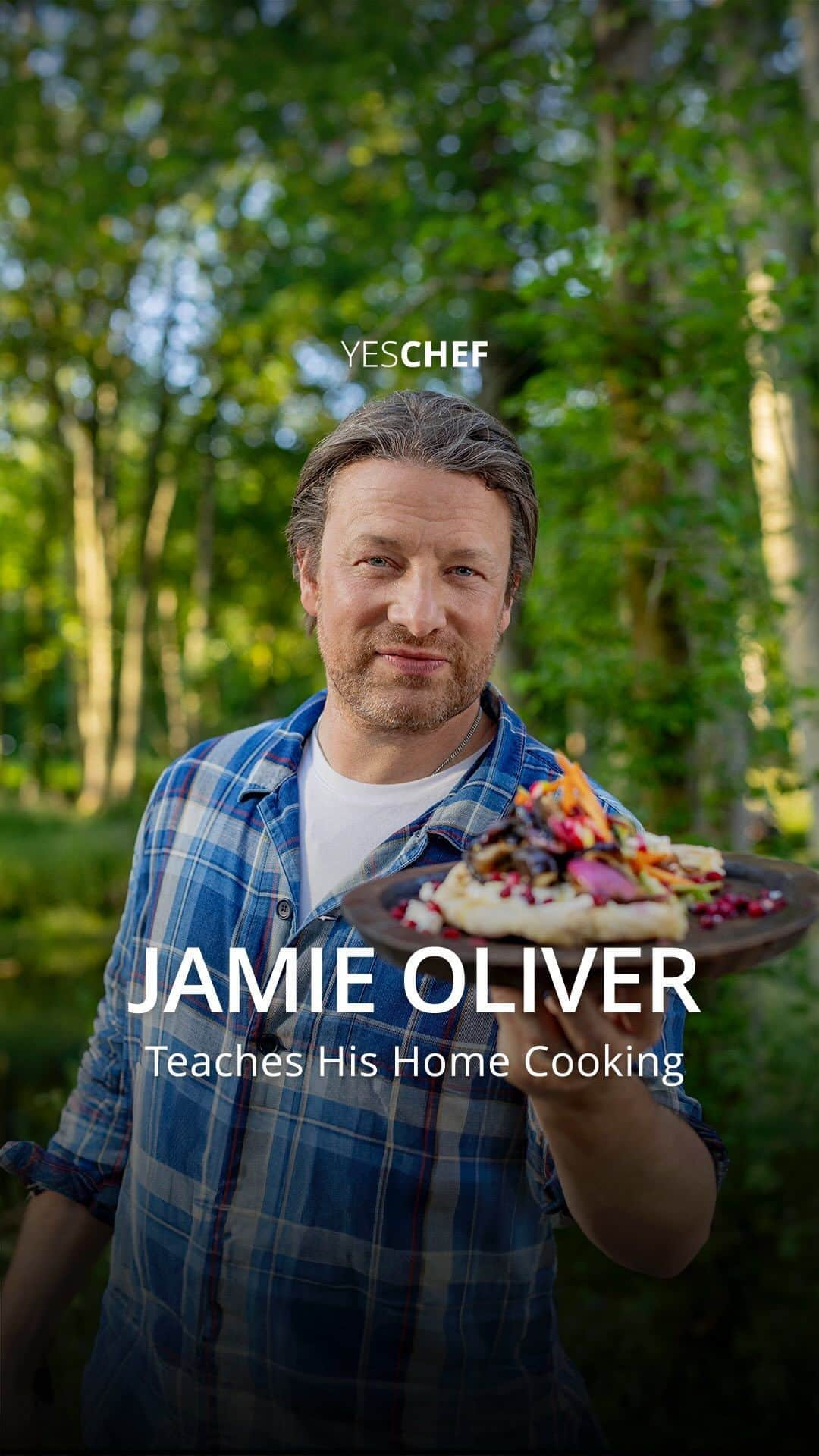 ジェイミー・オリヴァーのインスタグラム：「It’s time! My first-ever online class with @yeschefhq is now streaming! Step inside my world as I share a lifetime of cooking with you. I hope you’ll be inspired to lead a healthier, happier, and more delicious life. I’m going to teach you the exclusive dishes and essential techniques that will let you cook the best food at home. To start learning, hit the link in my bio x x #JamieOliverxYesChef #AD」