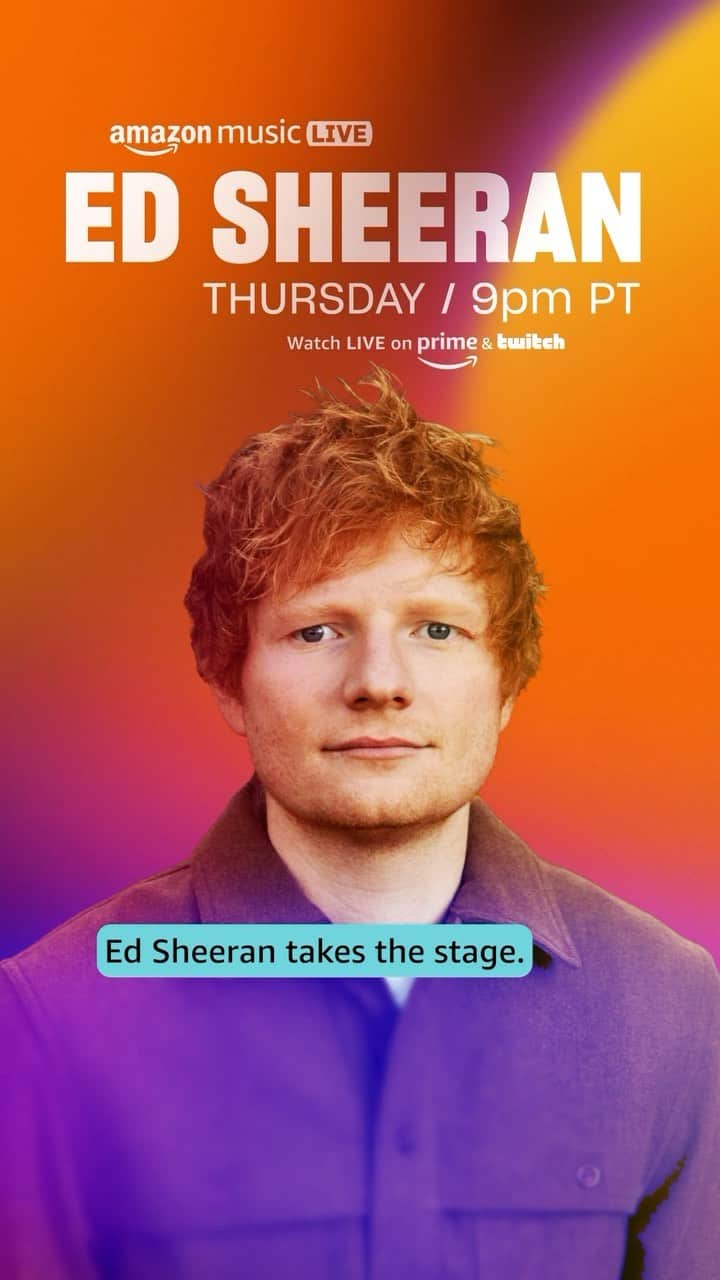 のインスタグラム：「We’re traveling across the pond for this week’s show. 🎤 Don’t miss @teddysphotos on Thursday after the game #AmazonMusicLive」