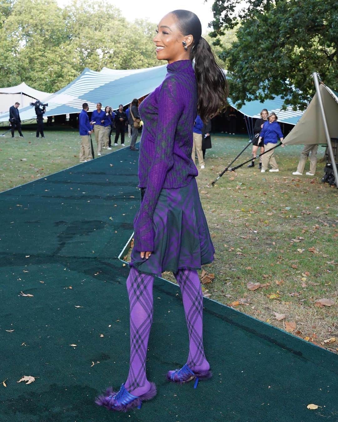 ジョーダン・ダンのインスタグラム：「details @burberry」