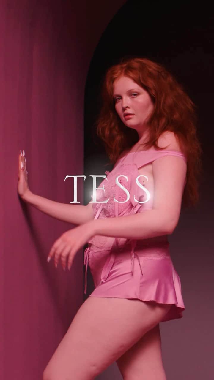 ヴィクトリアズ・シークレットのインスタグラム：「@tess_mcmillan representing the House of Tokyo in a @jennyfax.official design for #TheTour23.  Through this playful and impactful collection, Jenny explored the relationship between her body and femininity—creating a mold from her own silhouette as inspiration for the designs. Her pieces are comprised mostly of lingerie and reconstructed garments, and she encourages women to be their most authentic selves through every stage of life.」