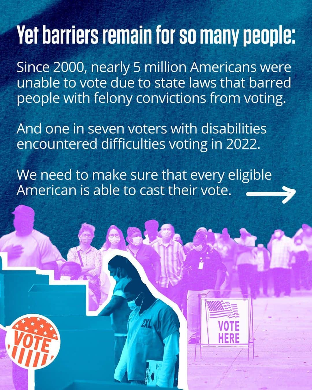 ミーシャ・コリンズさんのインスタグラム写真 - (ミーシャ・コリンズInstagram)「Today is Voter Registration Day 2023! Our democracy is better when everyone can participate.   Do your part by ensuring your voter registration is current, and help a friend, loved one, or colleague make sure as well.   Even if you're registered, you could need to re-register if:  🏠 You moved, or your address changed recently 🪪 You changed your name ➖ You live in a state that may have purged their voter lists  Double-check your voter registration or register to vote at vote.org 🗳️❤️」9月20日 4時18分 - misha