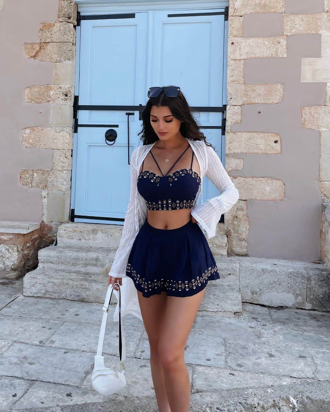 Keilah Kangのインスタグラム：「Chania, Crete📍Filled with so much life and beauty at every turn. 💙🤍」