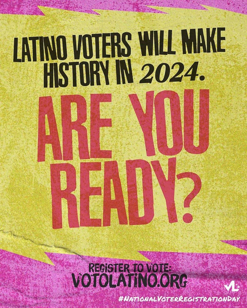 ジュディ・レイエスのインスタグラム：「More than 4.1 million young Latinés will turn 18 by 2024. We got the power. They know it!  REGISTER TO VOTE!  Go to votolatino.org. #happyhispanicheritagemonth」