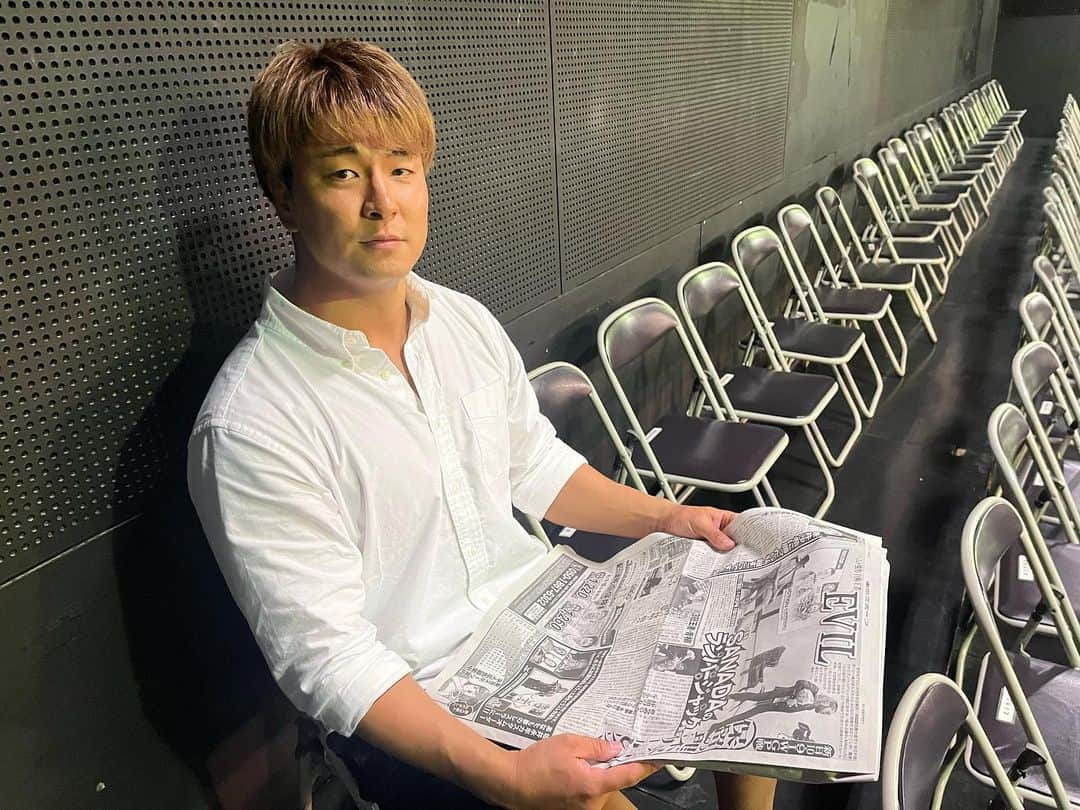 青柳優馬さんのインスタグラム写真 - (青柳優馬Instagram)「試合前に東スポ読みます📰」9月20日 16時40分 - yuma_aoyagi