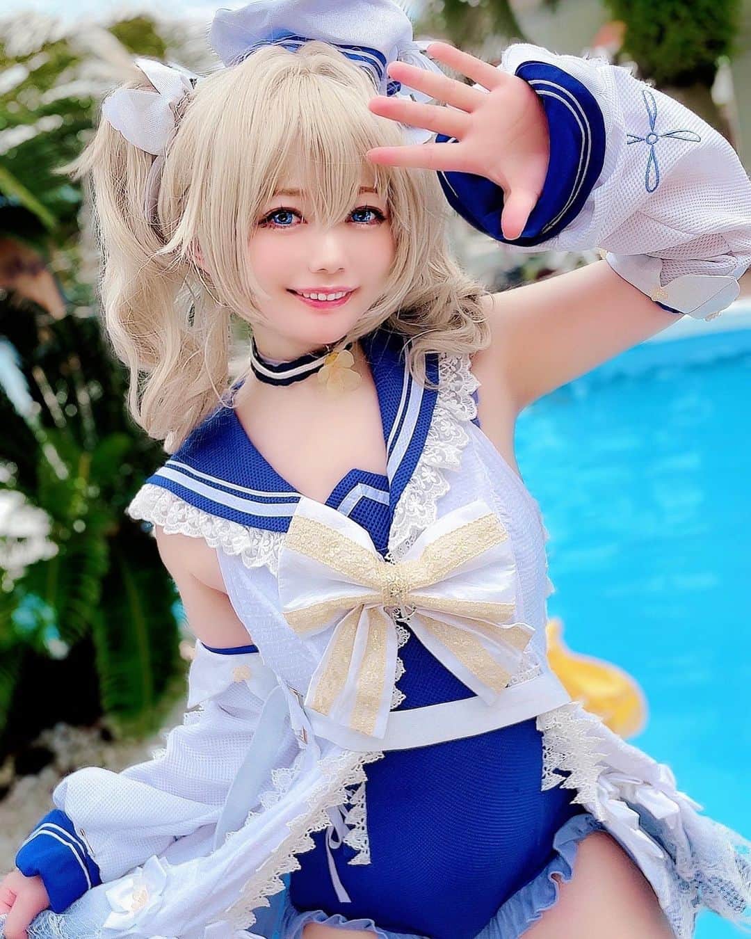 穂南しずくのインスタグラム：「バーバラちゃん🌺☀️  #cos #cosplay #cosplaygirl #otaku   #コスプレ #コスプレイヤー #角色扮演  #genshinimpact #genshin #原神」