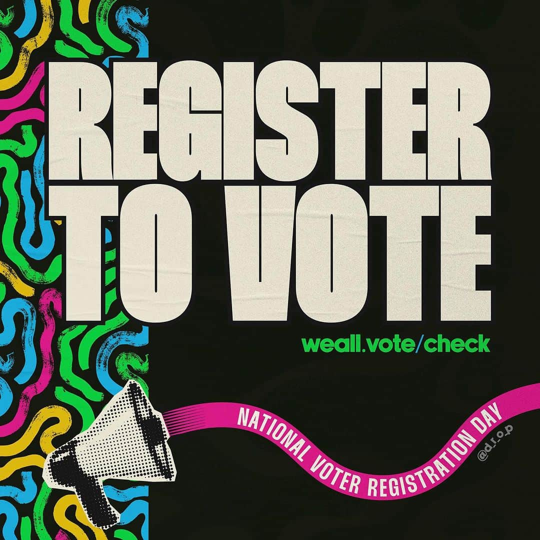 ステフィン・カリーさんのインスタグラム写真 - (ステフィン・カリーInstagram)「Our vote is our voice...so let’s show up, vote, and make sure they hear us. 📢   Join @WhenWeAllVote  by checking your voter registration status and texting 3 friends to do the same. It takes 3 minutes. Head to weall.vote/check to get it done. 👀  #NationalVoterRegistrationDay」9月20日 8時58分 - stephencurry30