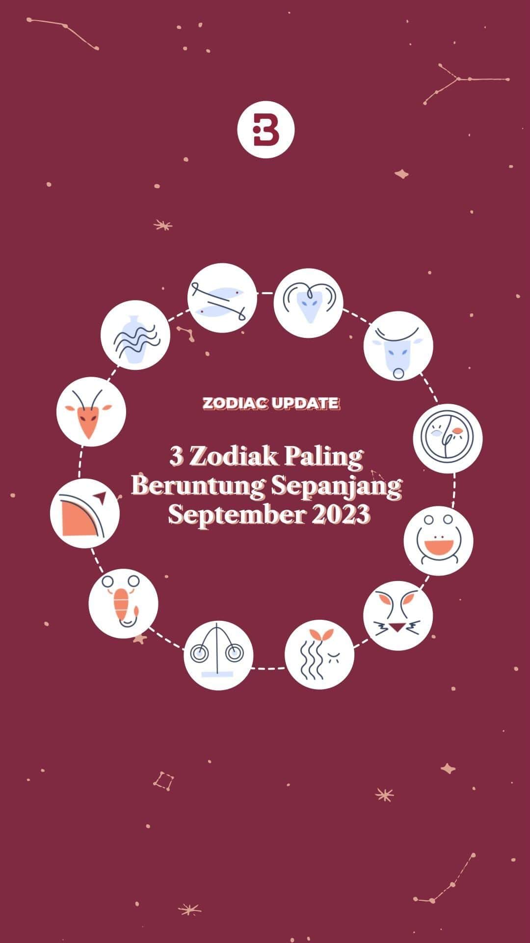 のインスタグラム：「Menurut ramalan astrologi, sejumlah zodiak bakal mengalami keberuntungan sepanjang September 2023. Penasaran ada zodiak apa saja? Cari tahu di Zodiac Update berikut ini!」